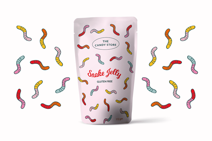 Cover image for Snake Jelly Logo and Packaging Design