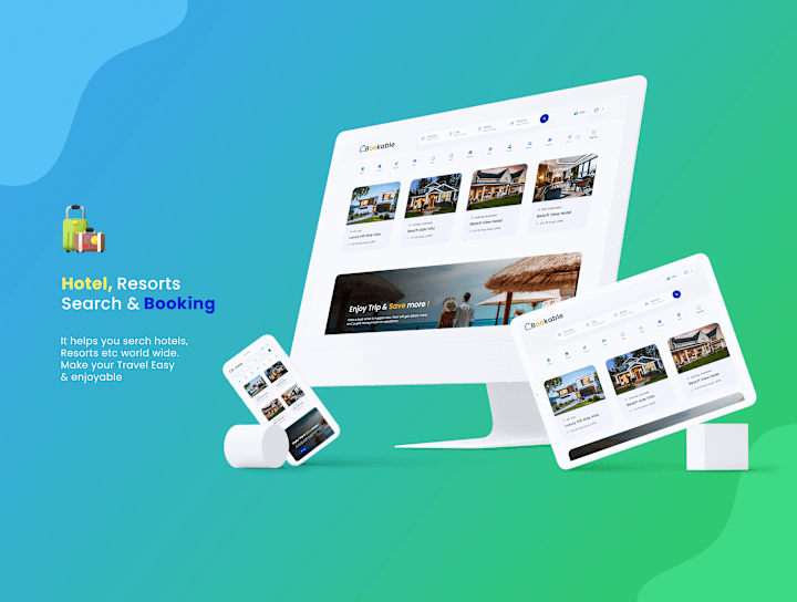 Cover image for Hotel Search & Booking Website Design UI UX