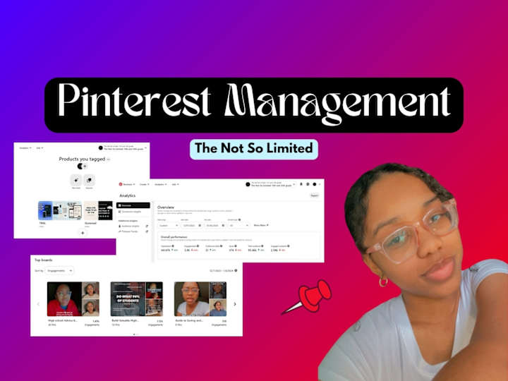 Cover image for Pinterest Content Creation + Management 