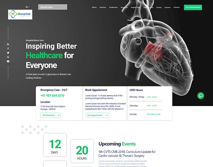 Cover image for Designed a Responsive Medical Website