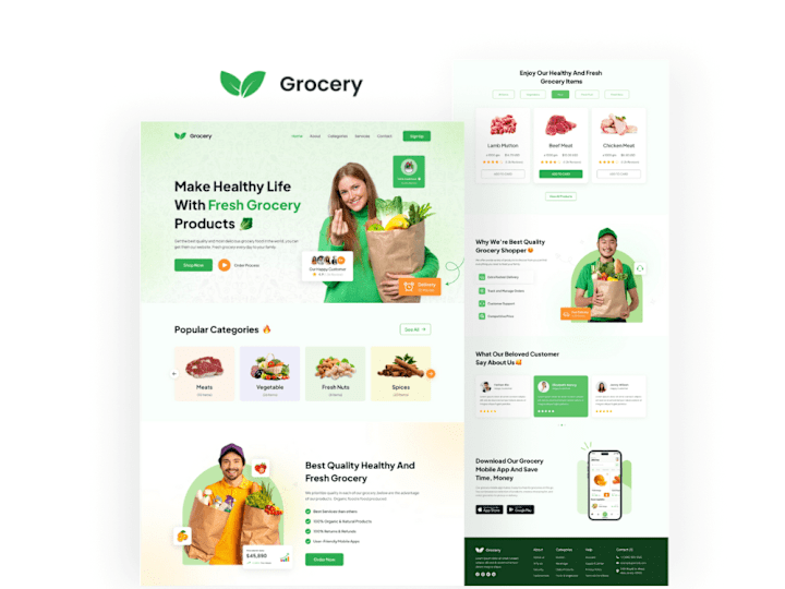 Cover image for Grocery Shop - React based E-commarce app