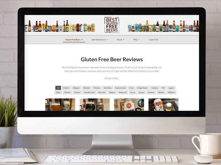 Cover image for BestGlutenFreeBeers.com