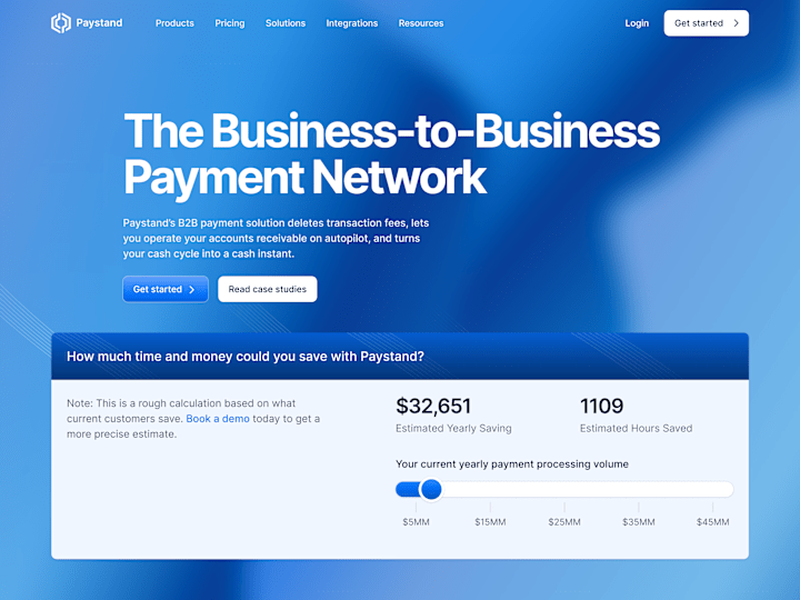 Cover image for Redesigning Paystand to improve conversion and layout