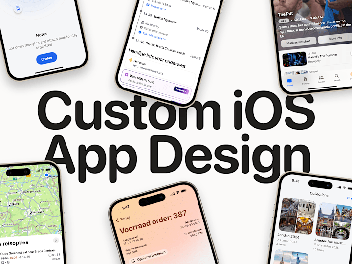 Cover image for Custom iOS App Designs