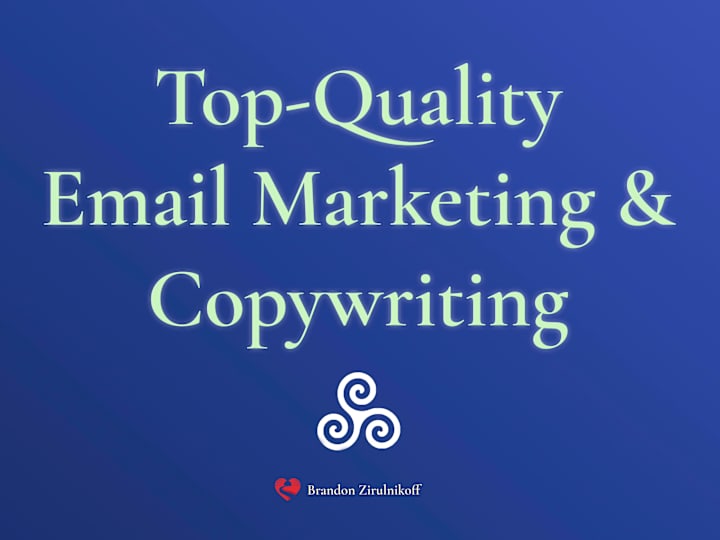 Cover image for Top-Quality Email Marketing & Copywriting