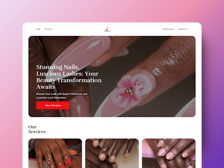 Cover image for Dnailbar - An E-commere site built with Framer