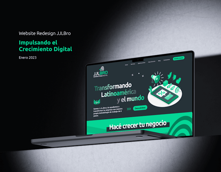 Cover image for Website Redesign Agencia de Marketing
