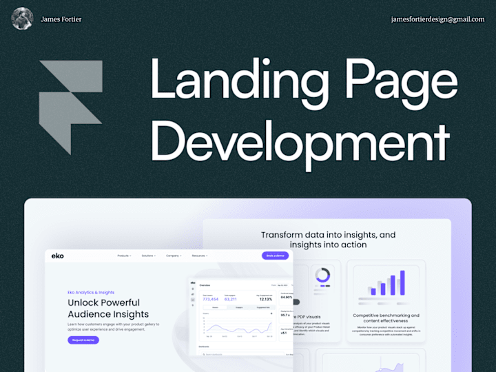 Cover image for Framer Landing Page (Development)