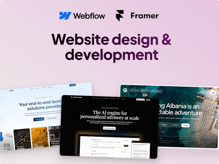 Cover image for Premium Website Design & Development in Webflow 