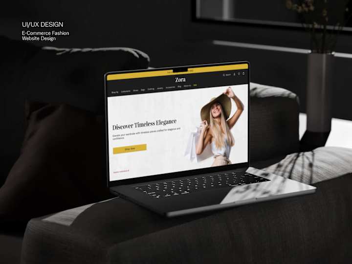 Cover image for Zora - E-Commerce Fashion Web Design