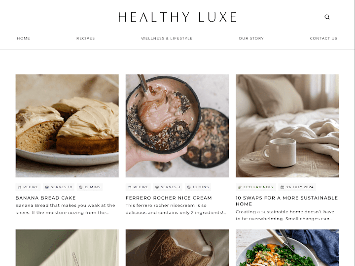 Cover image for Healthy Luxe