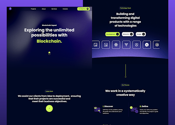 Cover image for Blockchain Squad - Landing Page
