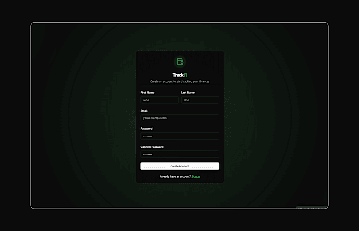 Cover image for TrackFi: (Bolt Development + Design)
