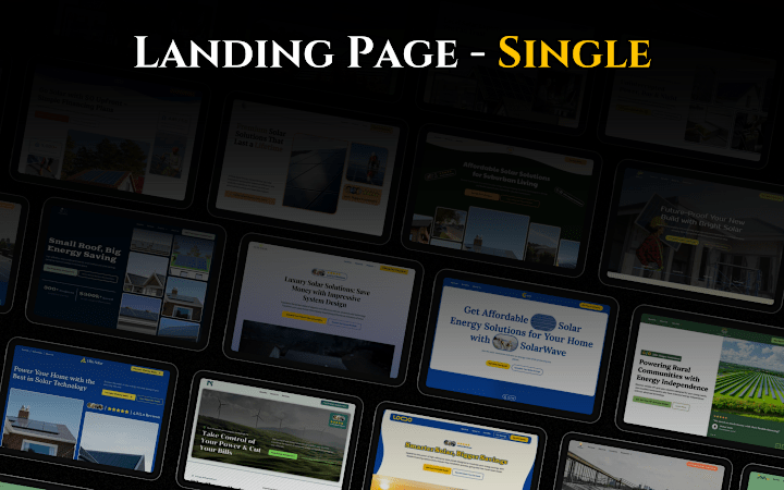 Cover image for Landing Page - Single