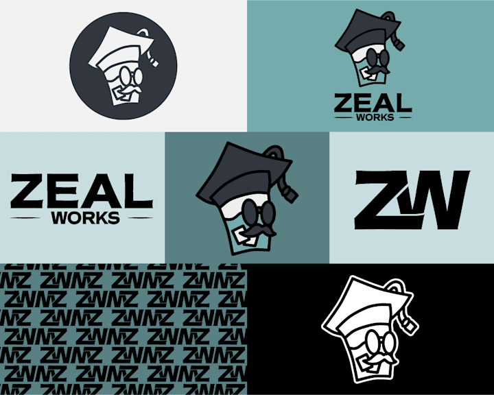 Cover image for Zeal Works - Mascot Logo Design