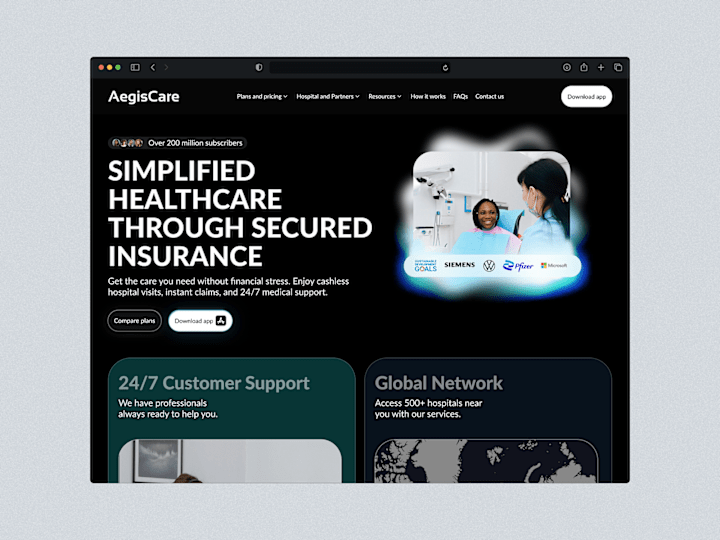Cover image for Health Insurance Website & App Design