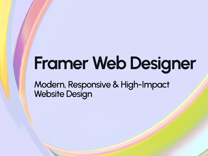 Cover image for Framer Expert for Modern, High-Converting Websites