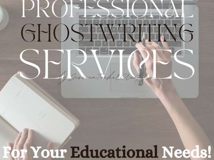 Cover image for ✨PROFESSIONAL GHOSTWRITING🔏 For Your Educational Content Needs!