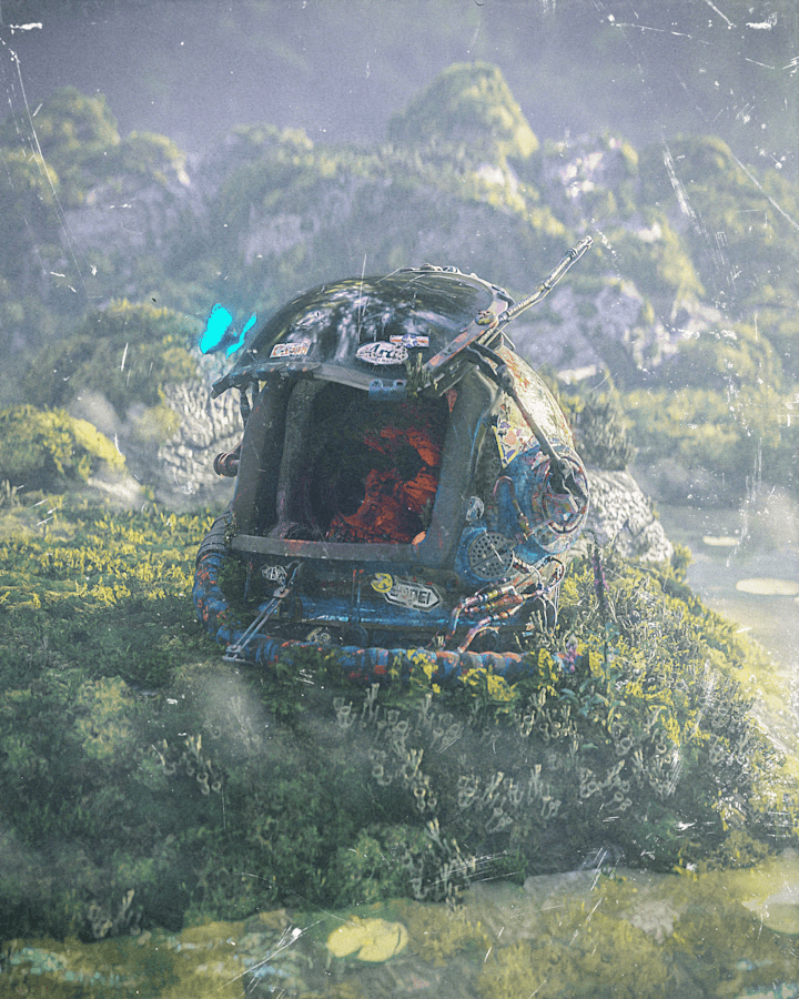 Cover image for Lost Cosmonaut | Blender Short | Akira