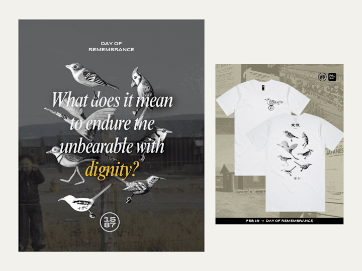Cover image for Day of Remembrance Social Campaign for 1587 Apparel
