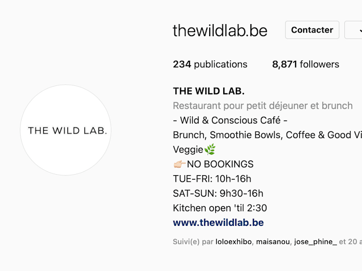 Cover image for THE WILD LAB. (@thewildlab.be) • Instagram photos and videos