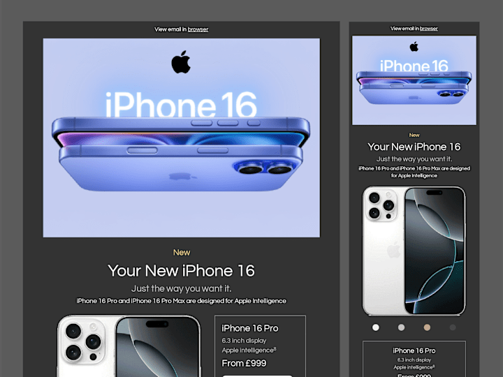 Cover image for iPhone 16 Email Design