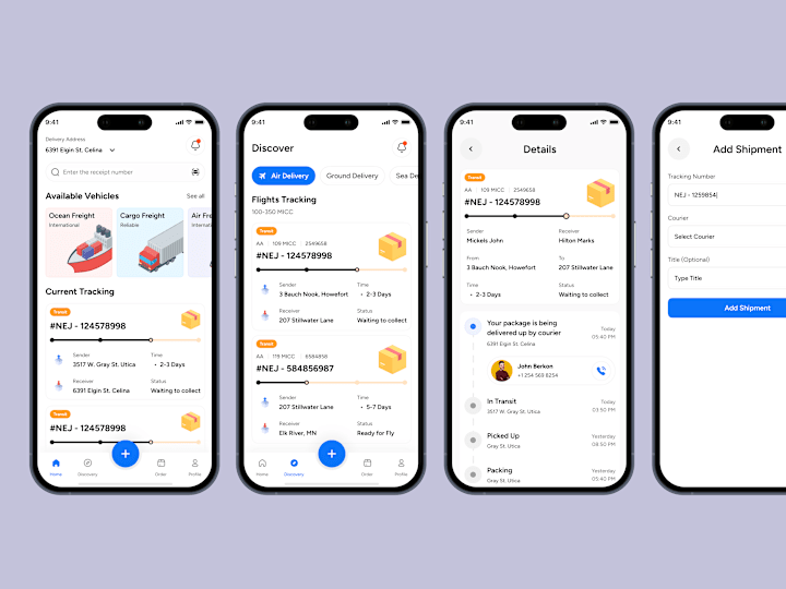 Cover image for Logistics app - Parcel Track Delivery Software