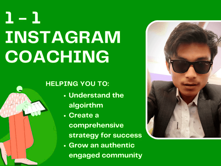 Cover image for 1 on 1 instagram growth coaching