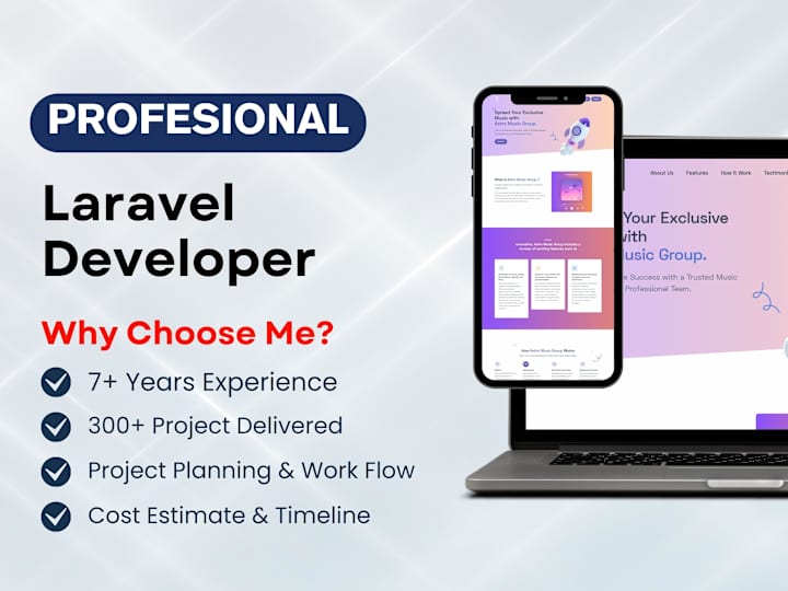 Cover image for Laravel Developer Expert | Laravel Development | Laravel