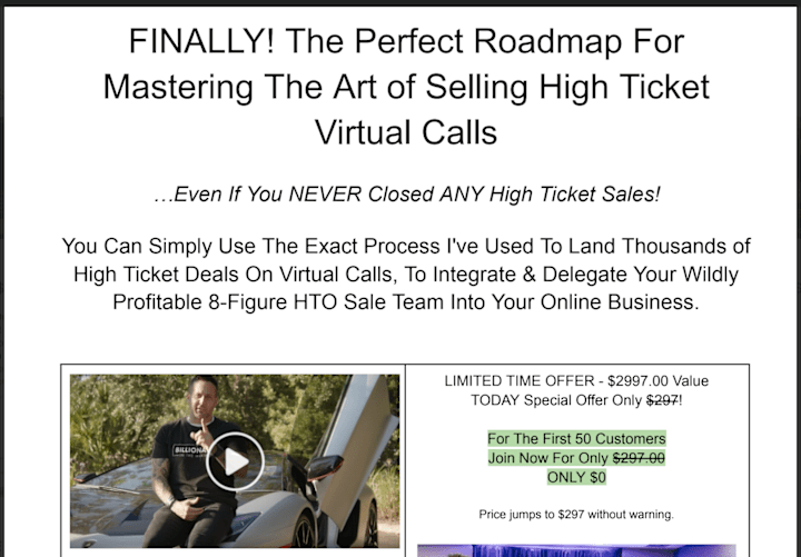 Cover image for Live Event Sales Letter Copywriting