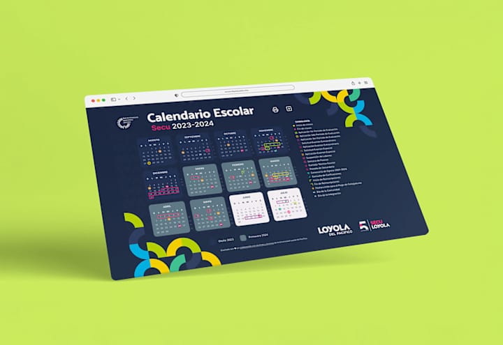 Cover image for Interactive School Calendar
