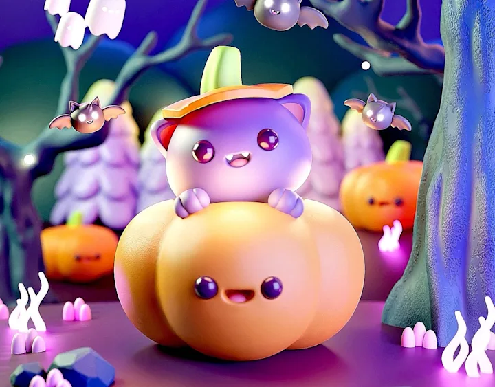 Cover image for Pumpkin Cat