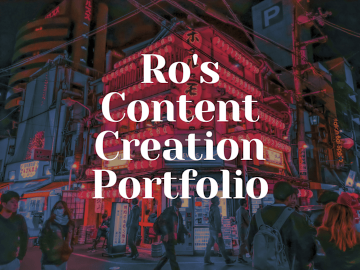 Cover image for Content Creation Portfolio