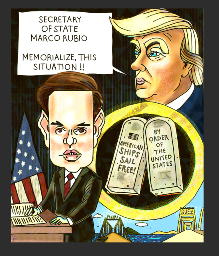 Cover image for I love drawing caricatures.