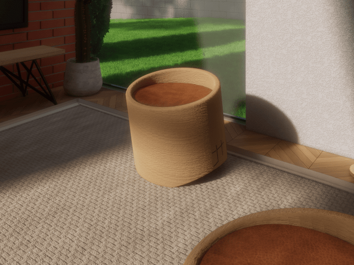 Cover image for Leather Stool