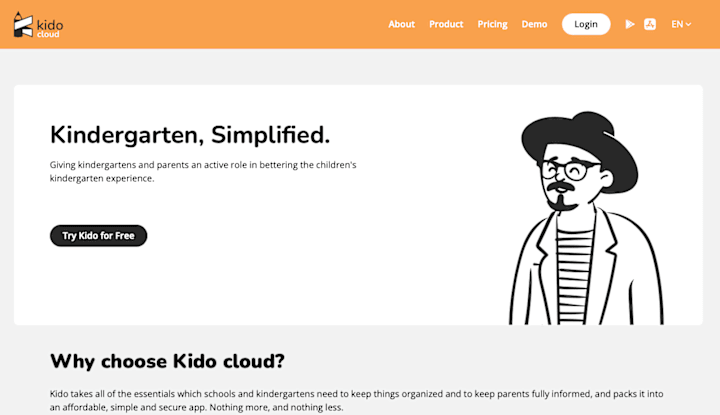 Cover image for Kido.cloud | School Management Platform Development