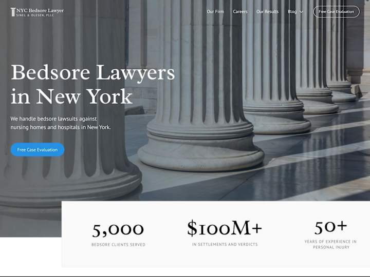 Cover image for Law firm website