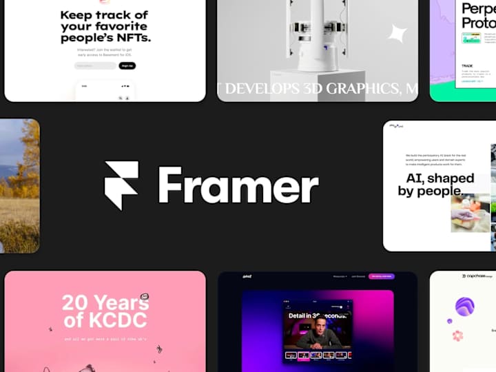 Cover image for Expert in Framer, Webflow, and React for Custom Web Development