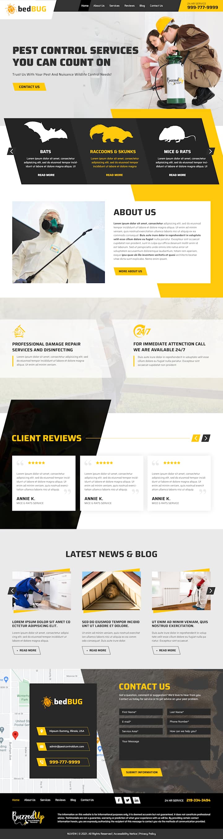 Cover image for Pest Control Website Design