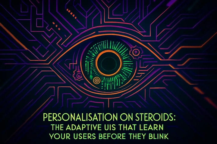 Cover image for Personalisation on Steroids: The Adaptive UIs That Learn Your Users Before They Blink