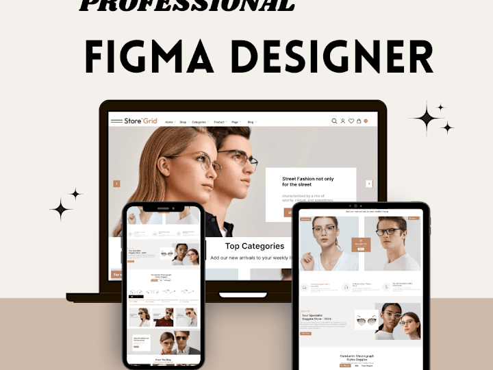 Cover image for I will design responsive website UI UX design in figma