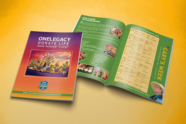 Cover image for ROSE PARADE FLOAT SOUVENIR BOOKLET :: Behance