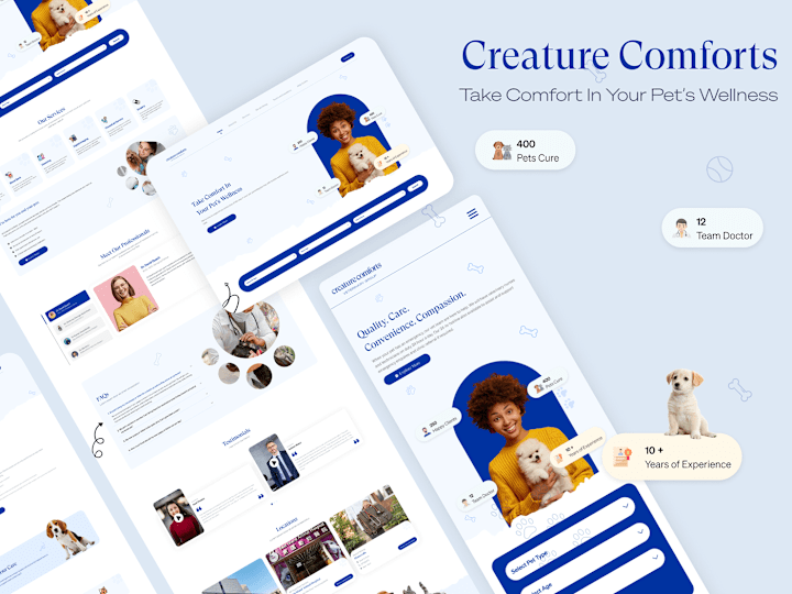 Cover image for Creature Comforts Central: Your Pet's Paradise Online
