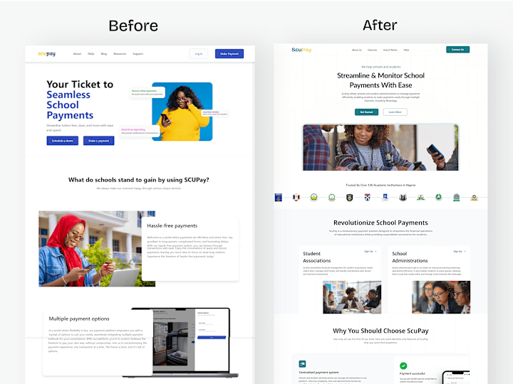Cover image for Landing Page & Website Redesign 