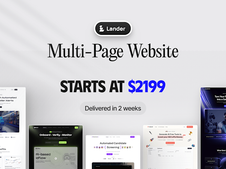 Cover image for Multi-Page Website in Framer