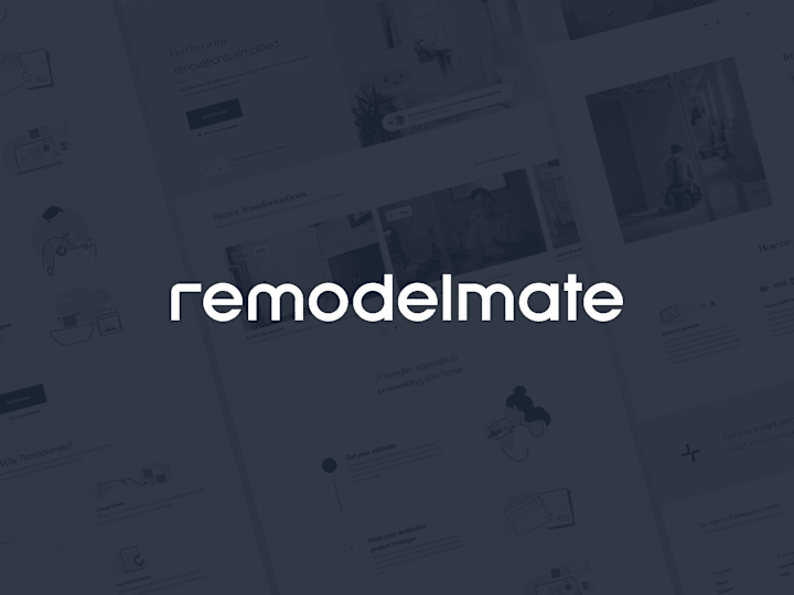 Cover image for Remodelmate Website Redesign