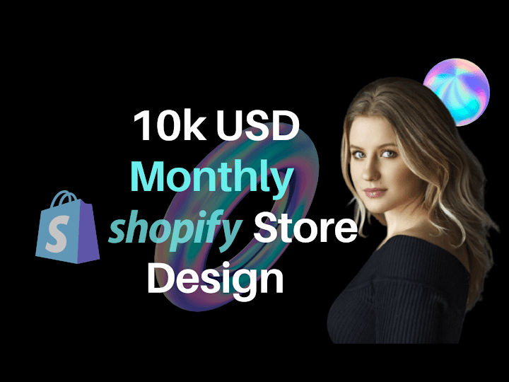 Cover image for I'll Setup 10k Monthly Shopify Website design Shopify Store