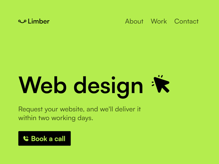 Cover image for Receive a tailored website design in 2 days