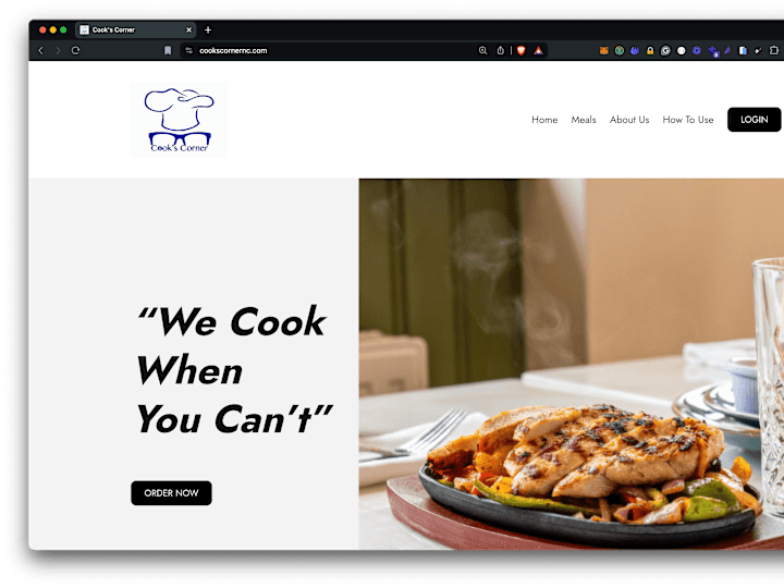 Cover image for Cooks Corner Seamless Food Ordering and Delivery Platform