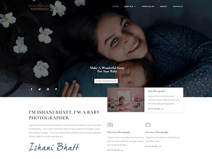 Cover image for WordPress Website for Appointment-Based Photoshoot Booking